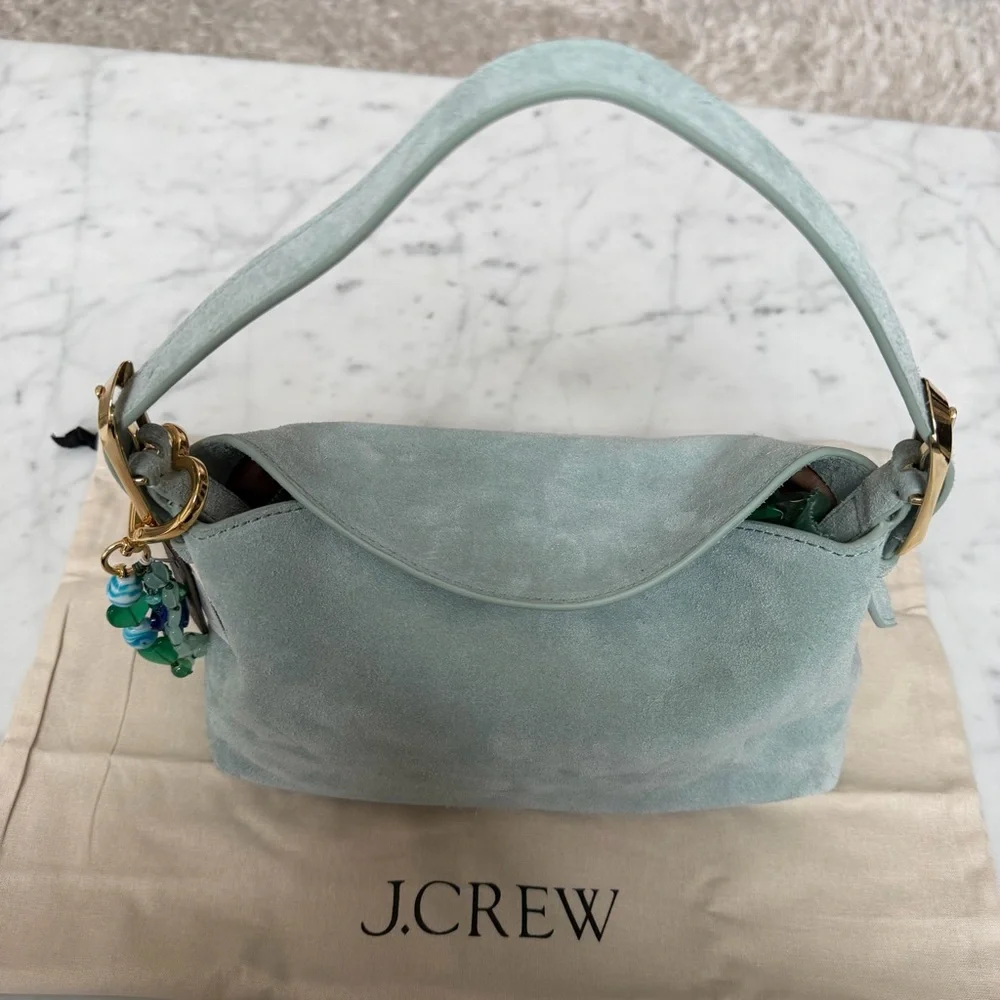 J. Crew Berkeley Suede Shoulder and Crossbody Bag - NEW - Picture 11 of 16